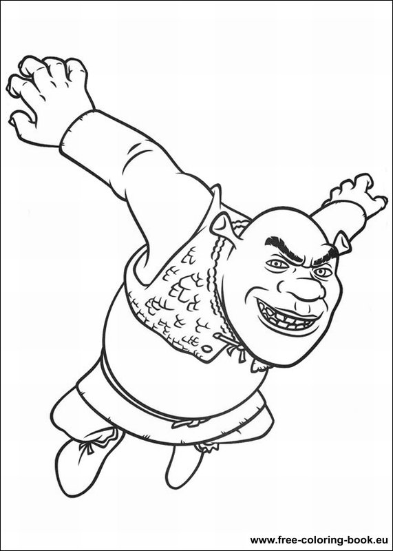 Coloring pages shrek