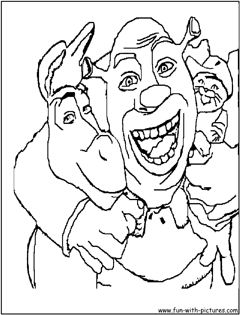 Shrek coloring pages