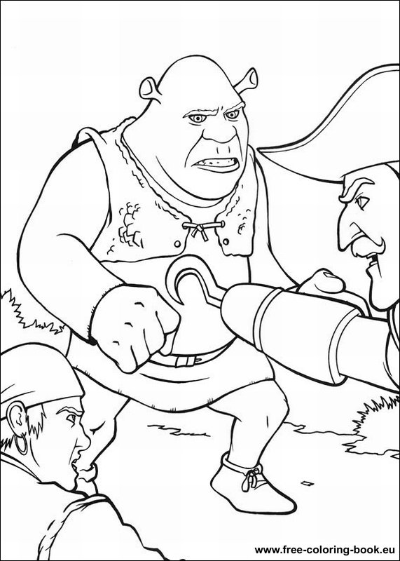 Coloring pages shrek