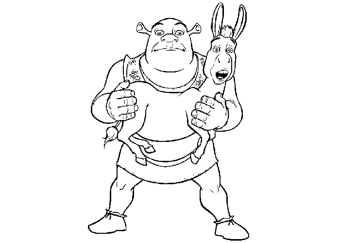 Shrek coloring pages