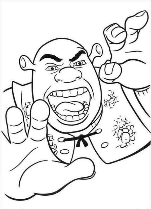 Shrek coloring pages