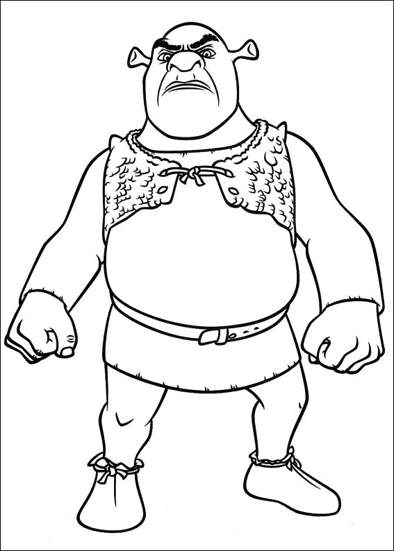 Shrek coloring pages