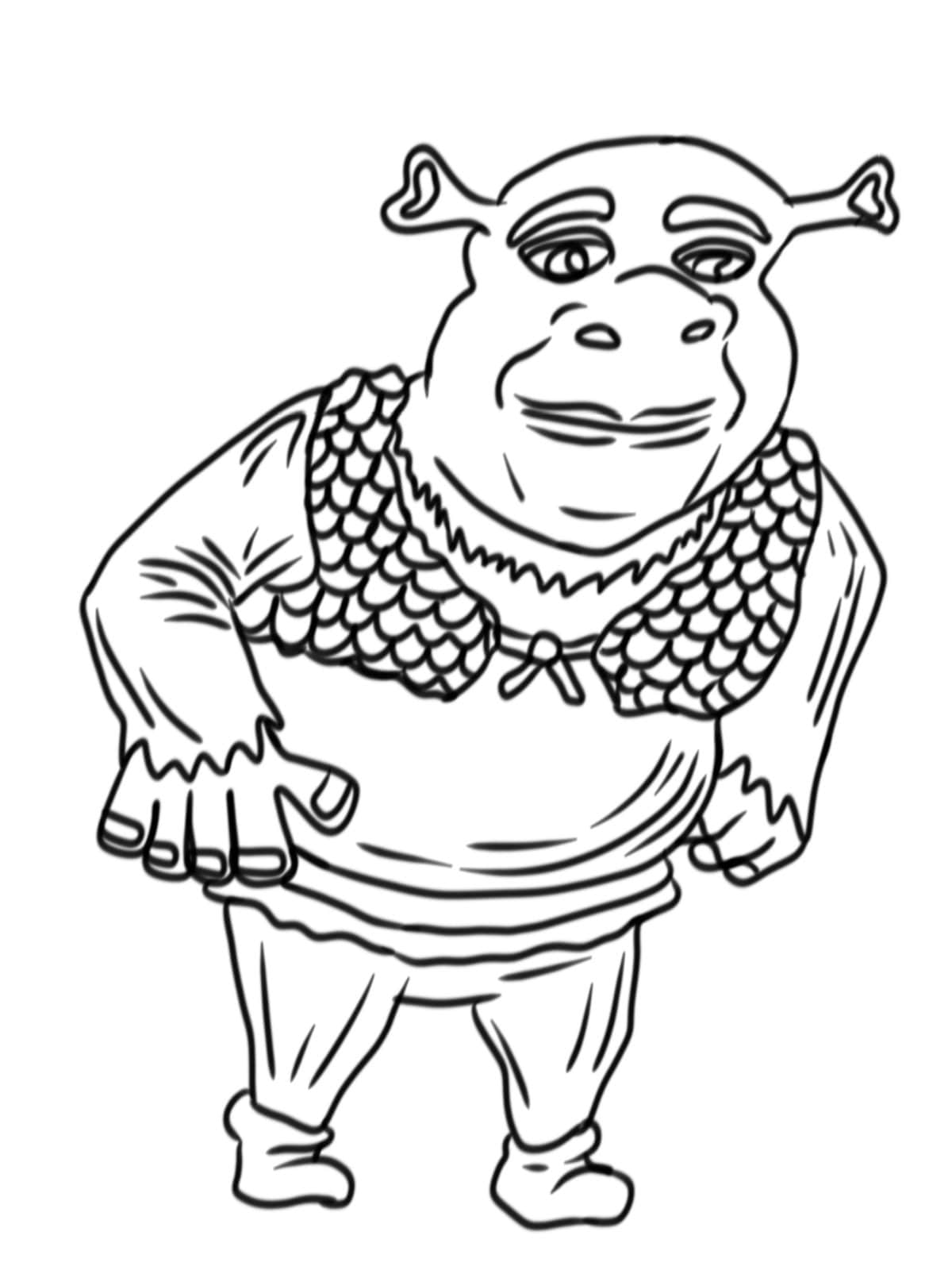 Shreck coloring pages