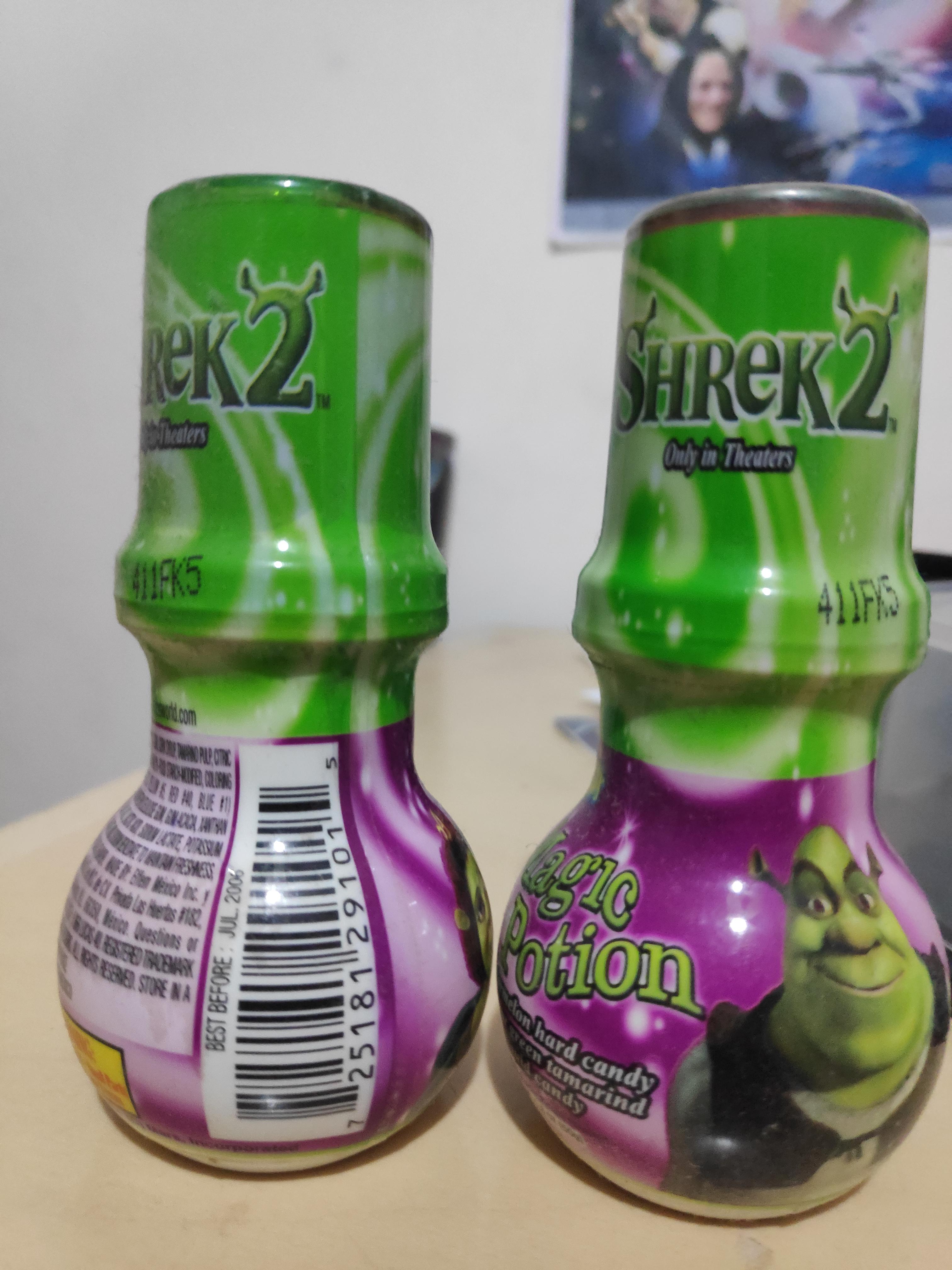 Found these magic potions from when shrek was in theaters i couldnt find any online talking about them so i think theyre super rare how much would u pay for one