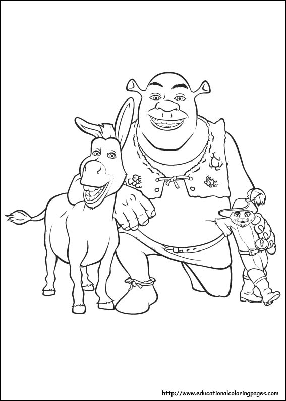 Shrek coloring