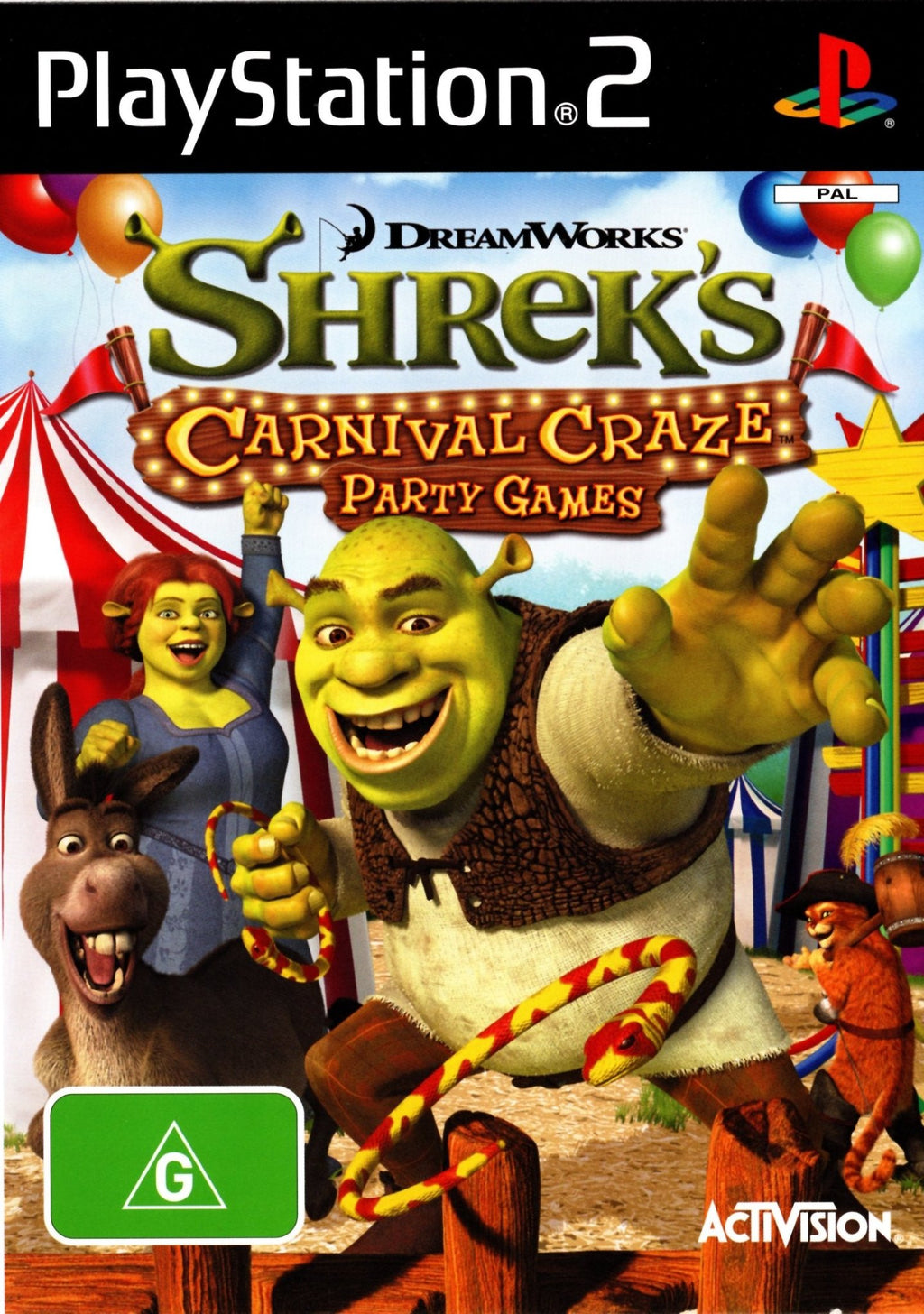 Shreks carnival craze party games