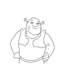 Shrek the third coloring pages for kids printable free download