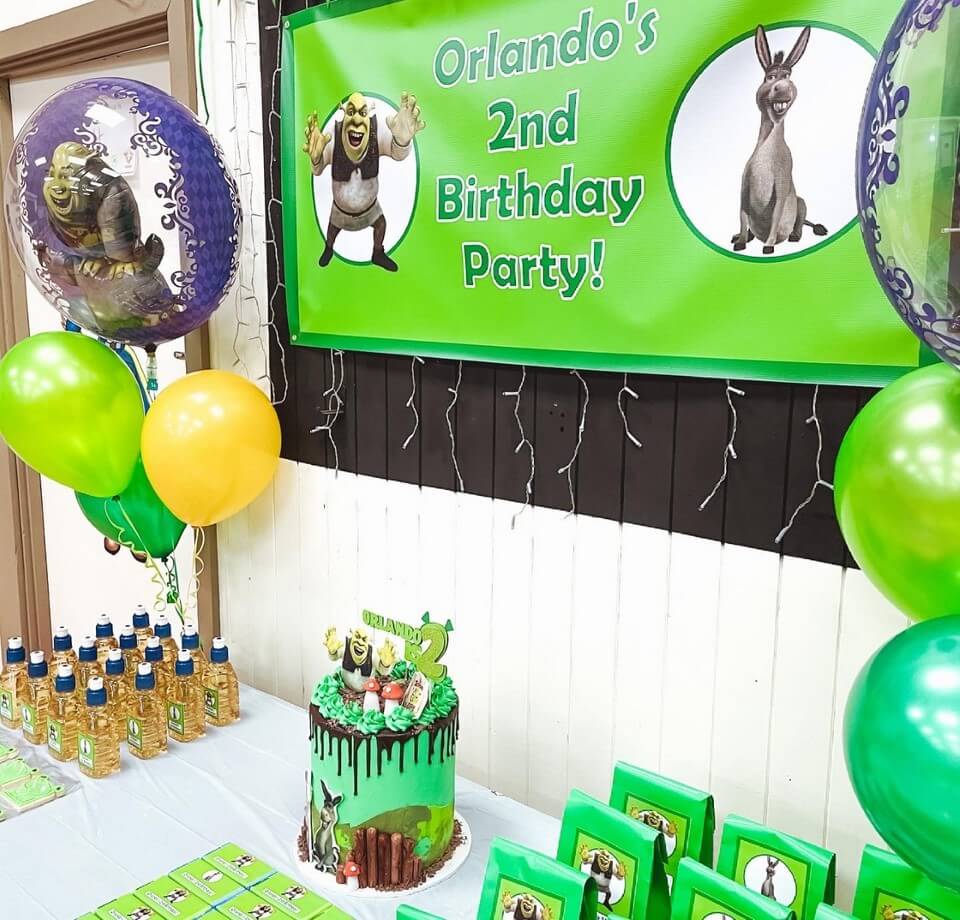 Tips for a fun shrek themed birthday party