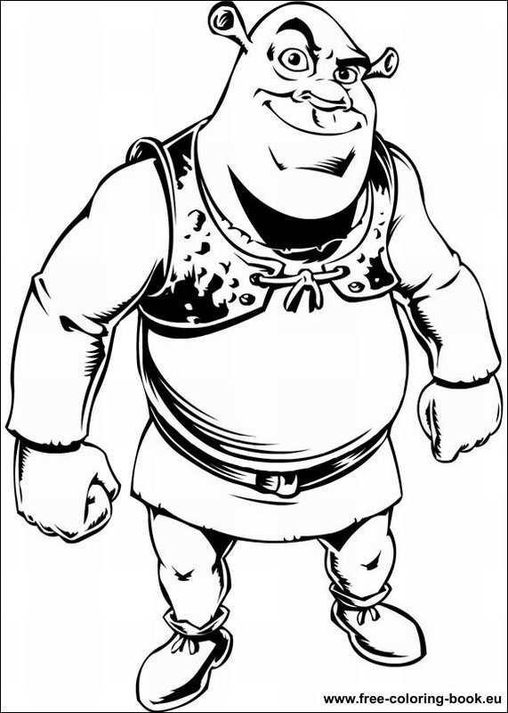 Coloring pages shrek