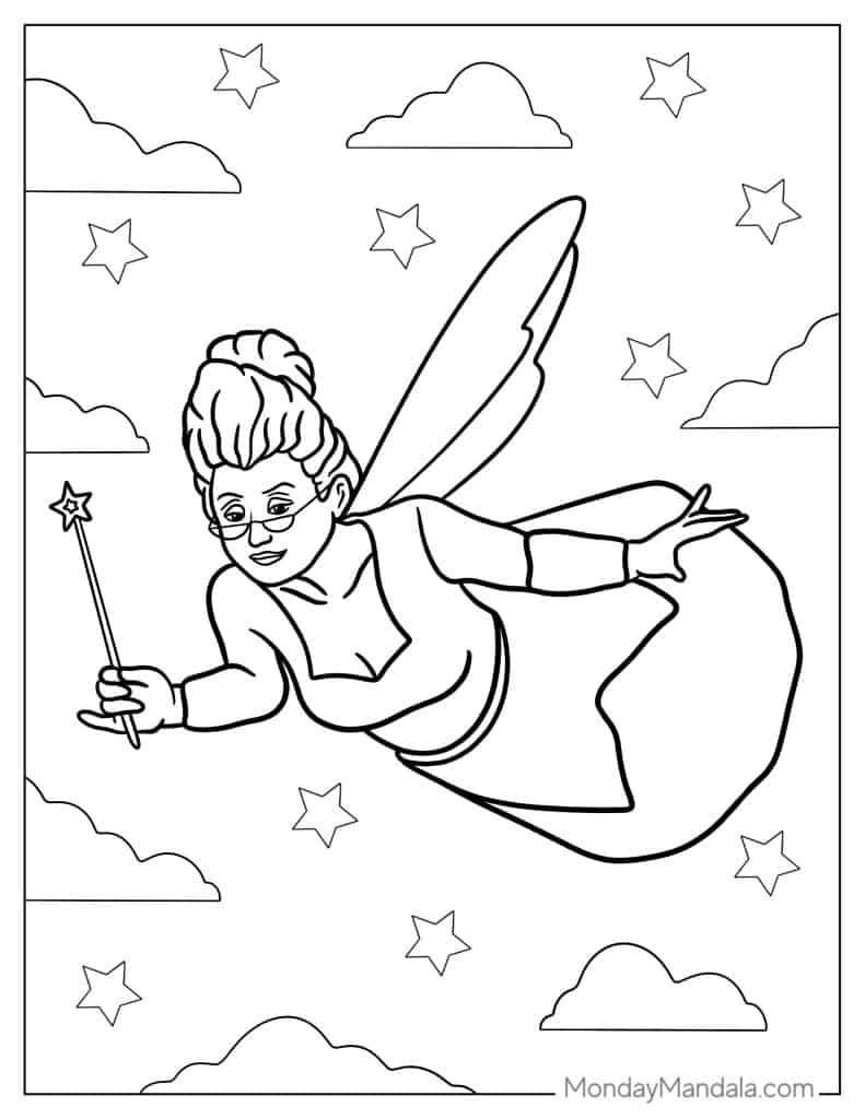 Shrek coloring pages free pdf printables