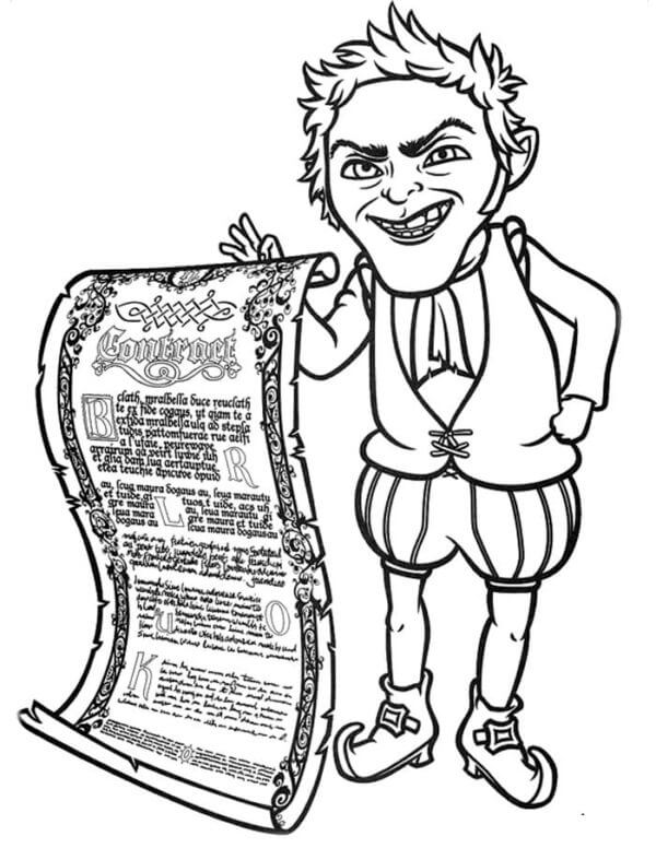 Shrek coloring pages