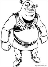 Shrek coloring pages on coloring