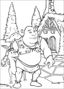Shrek coloring pages free coloring pages