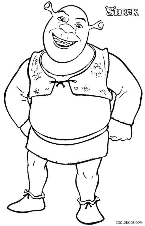 Printable shrek coloring pages for kids coolbkids kids coloring books coloring pages for kids shrek