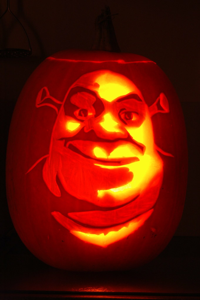 Shrek carved for max ronnie pattern from wwwcarvingpuâ