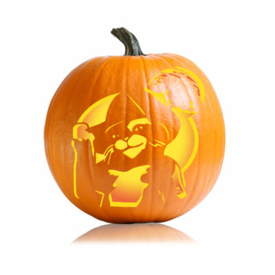 Shrek pumpkin stencil