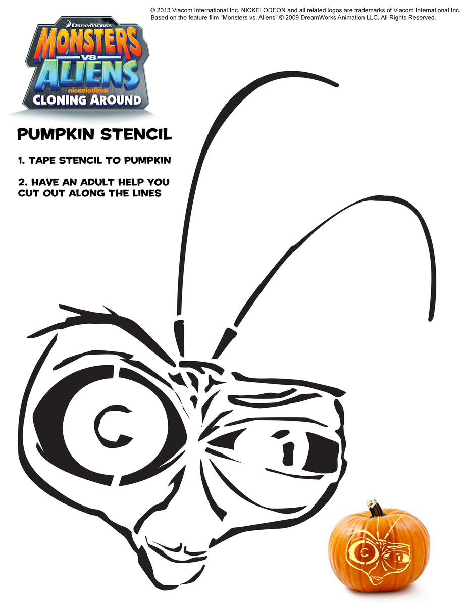 Free dreamworks halloween pumpkin stencils