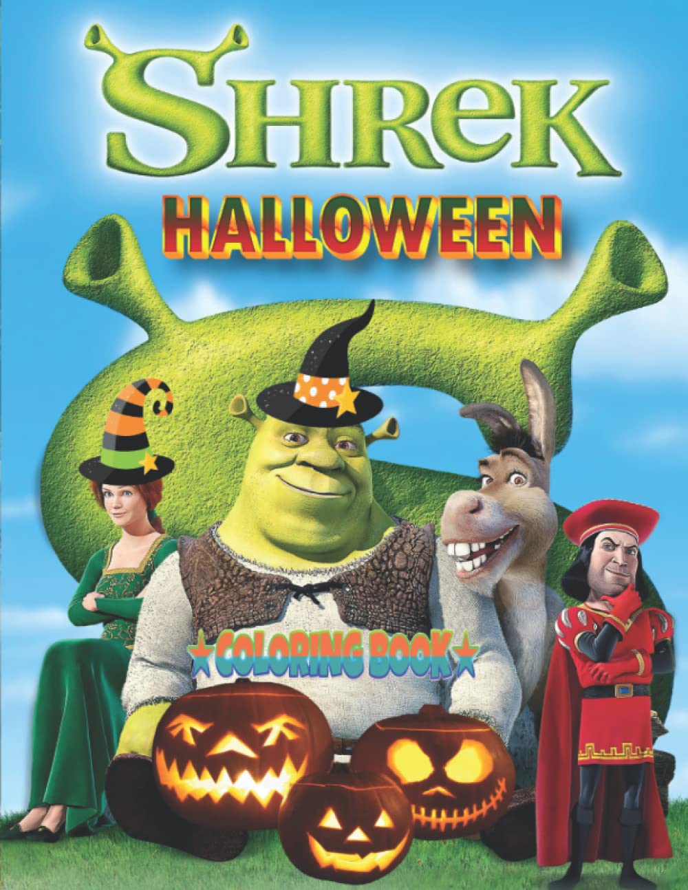 Buy shrãk halloween coloring book unique cartoon designs for kids boys and girls perfect for halloween lovers awesome illustrations monsters ghosts pumpkins witches candyâ online at u