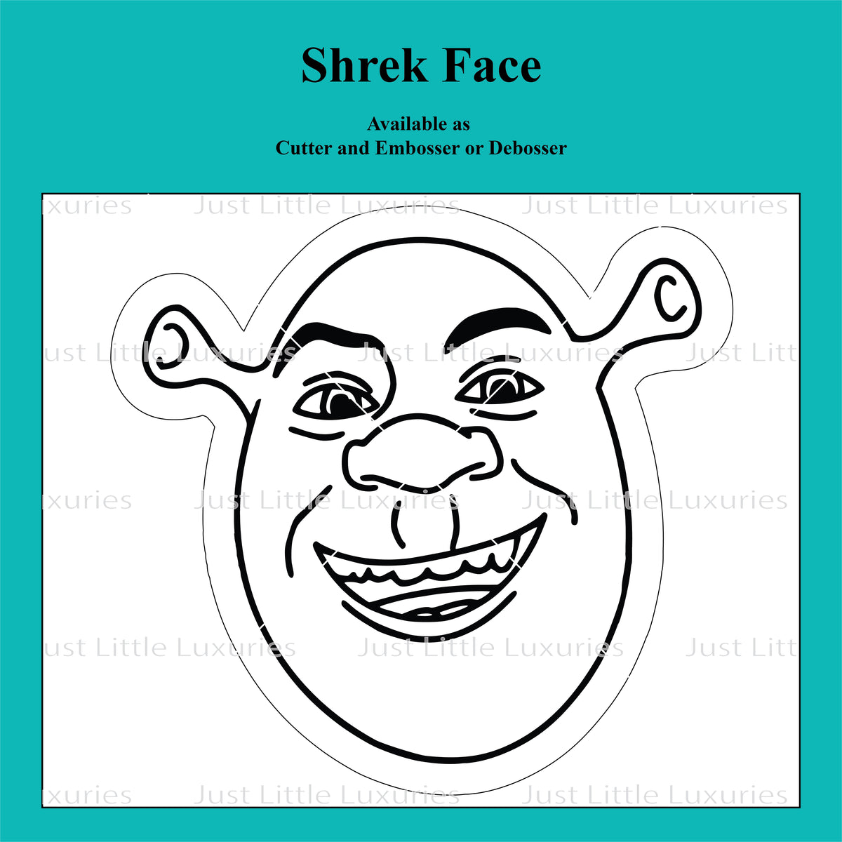 Shrek face cookie cutter â just little luxuries