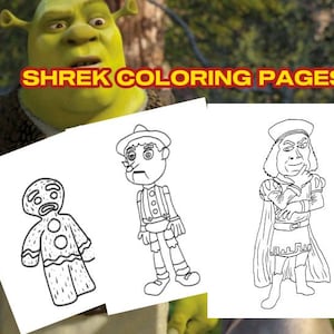 Shrek coloring page