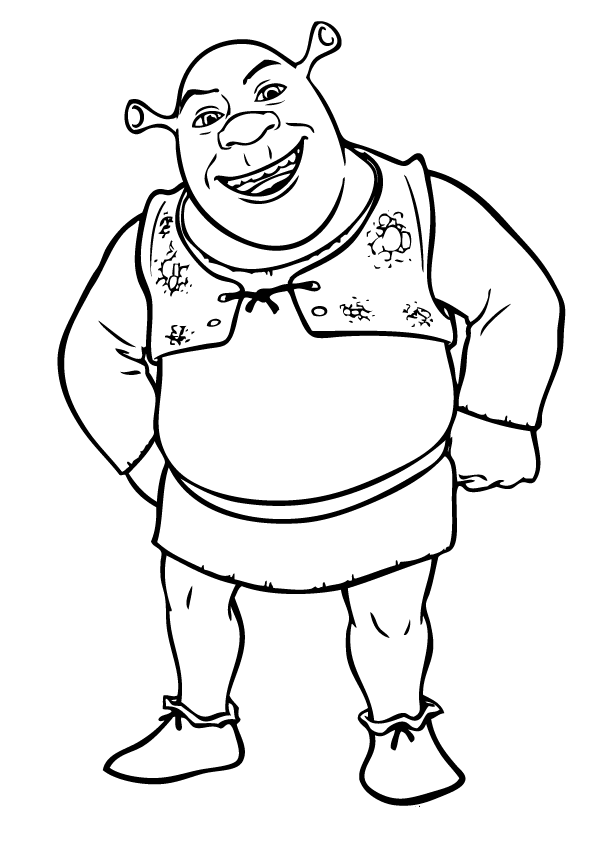 Free printable shrek coloring pages for kids cartoon coloring pages coloring book pages coloring books