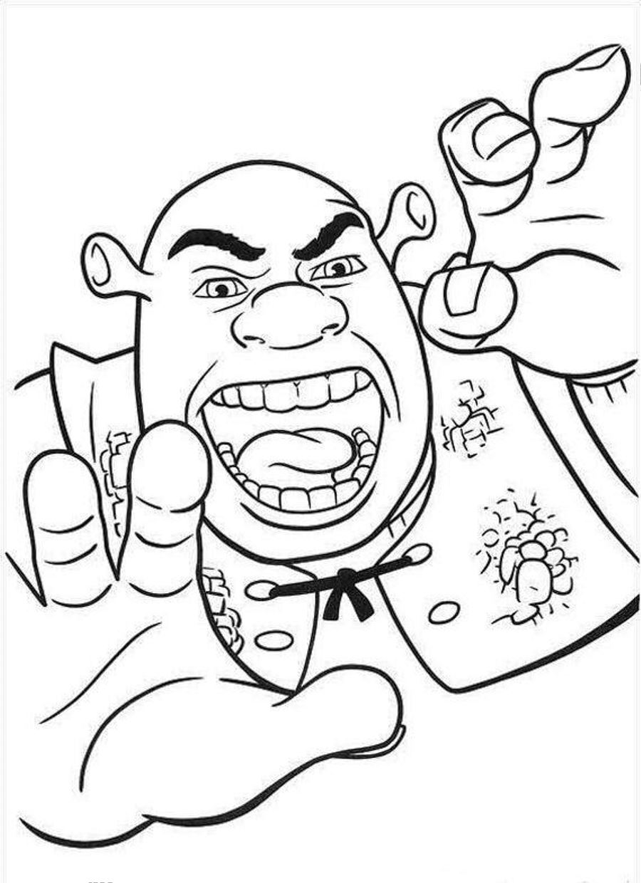 Coloring pages shrek coloring pages phenomenal picture