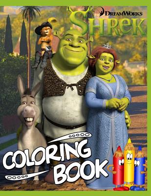 Shrek coloring book exclusive coloring pages with your favorite cartoon characters for boys and girls by merry books