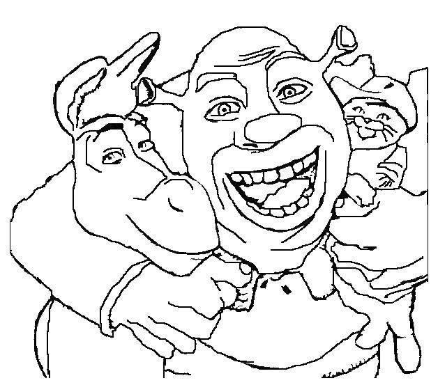 Online coloring pages coloring page shrek shrek download print coloring page