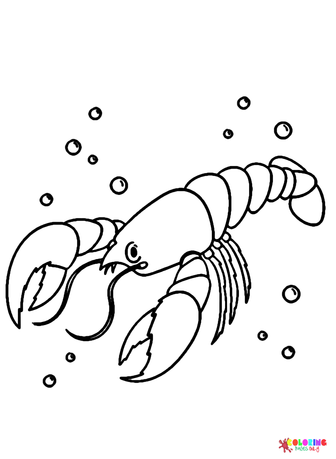 Shrimp coloring pages printable for free download