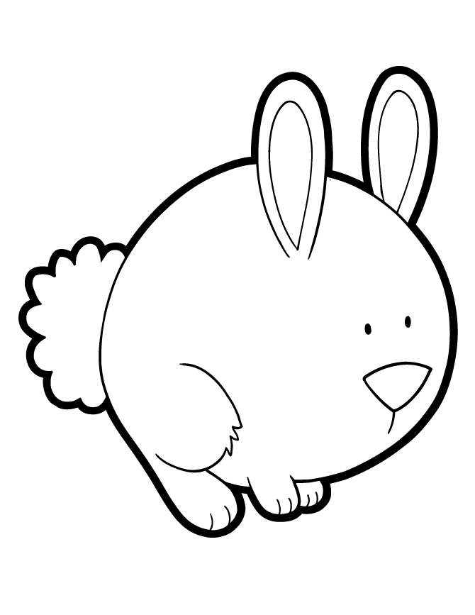 Bunny coloring pages