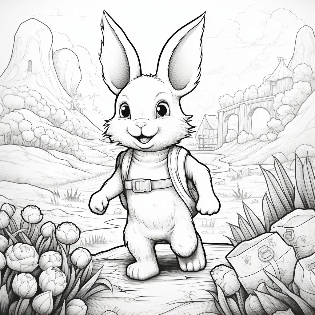 The adventures of hoppity the brave bunny