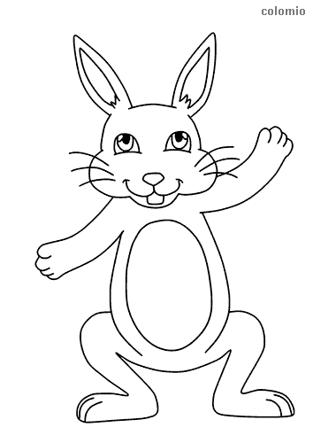 Rabbits coloring pages free printable rabbit coloring sheets