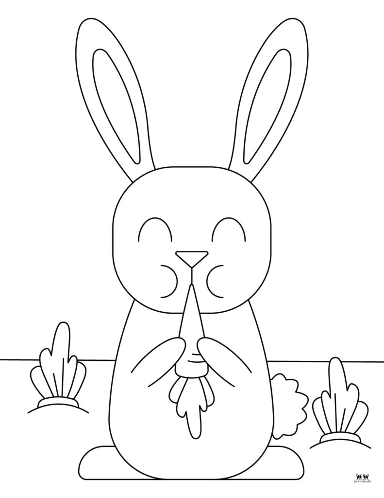 Bunny coloring pages