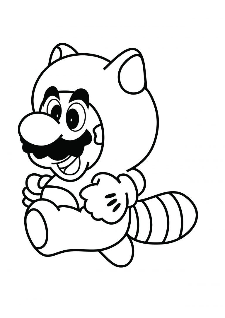 Super mario coloring pages