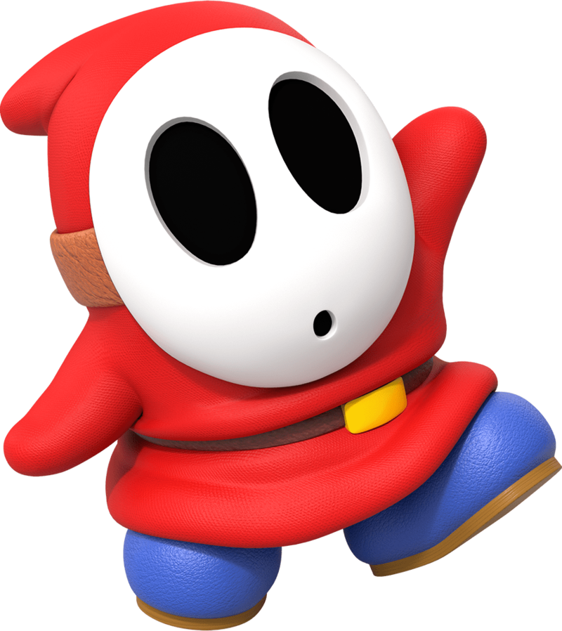 Shy guy