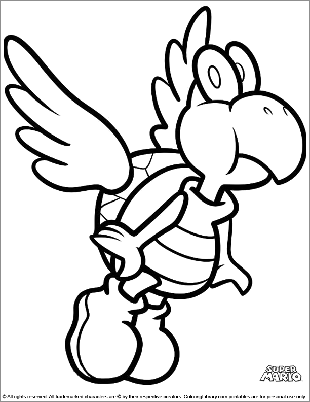 Mario bros video games â free printable coloring pages