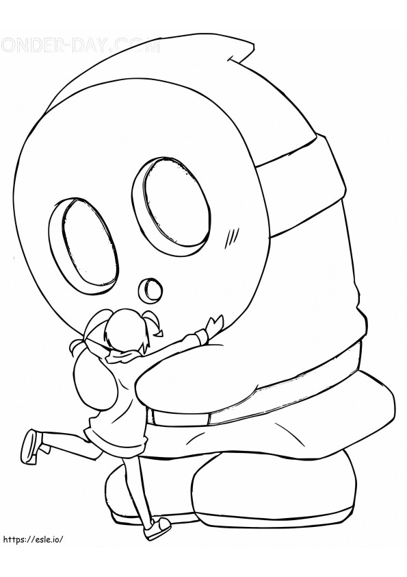 Shy guys coloring pages