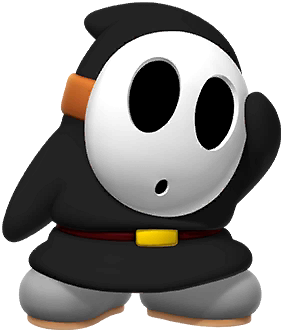 Black shy guy