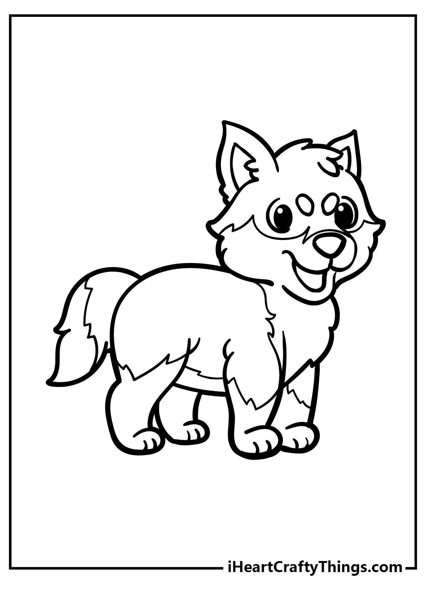 Husky coloring pages free printables