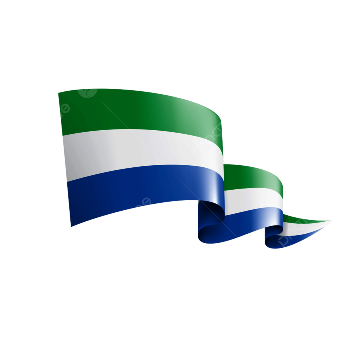 Sierra clipart transparent background sierra leone flag ribbon isolated independence civil country png image for free download