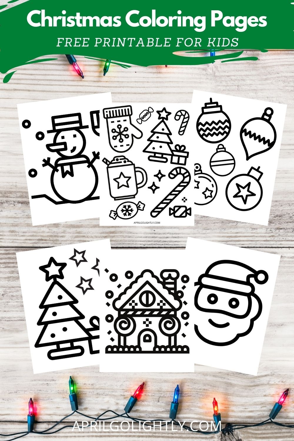 Christmas coloring pages free printables