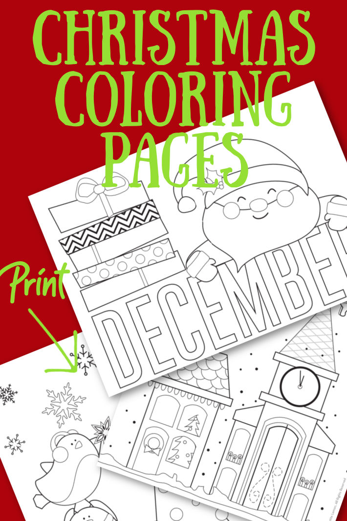 Festive christmas coloring pages for kids perfect for december kids activities blog