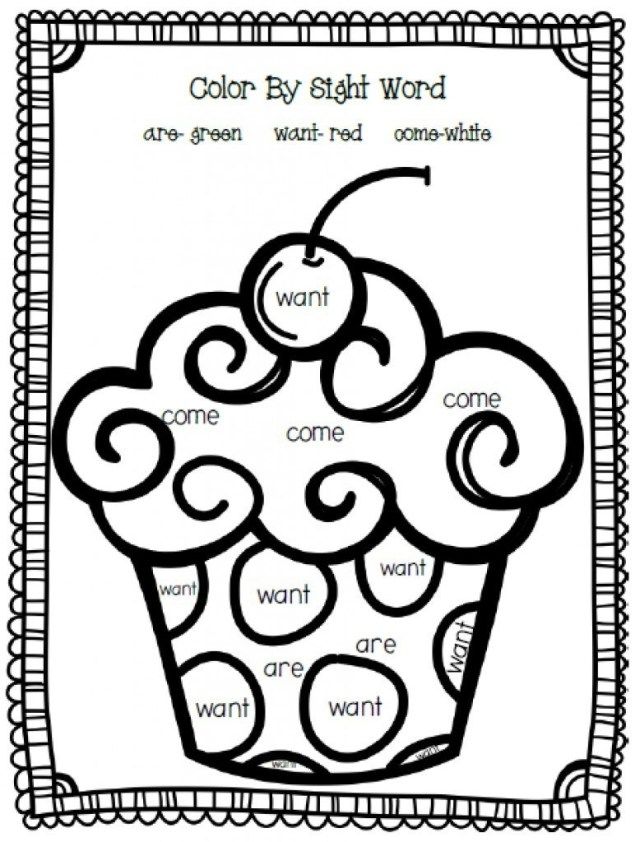 Inspired photo of sight word coloring pages