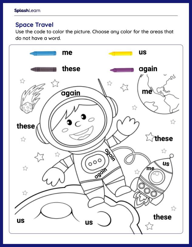 Sight word color revision