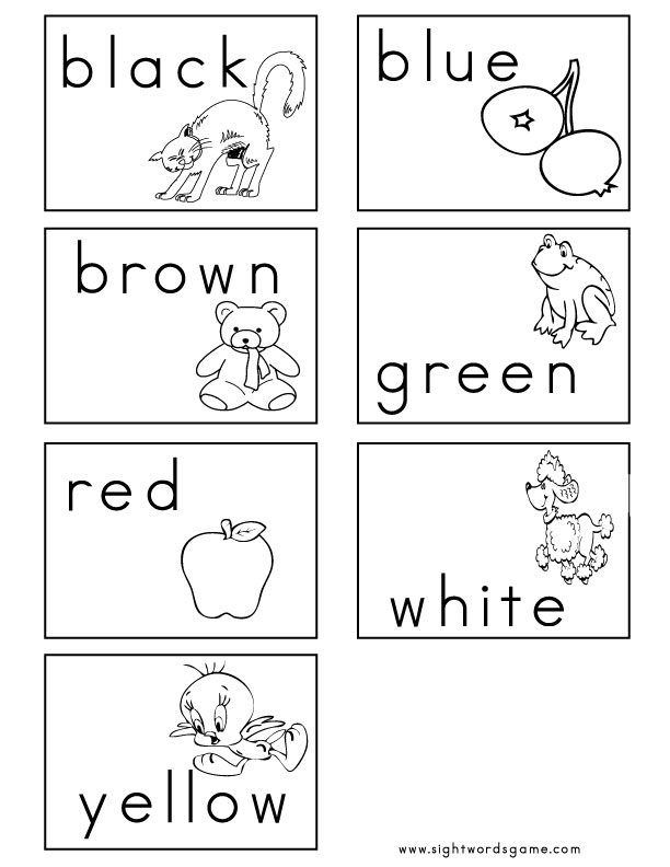 Color worksheets