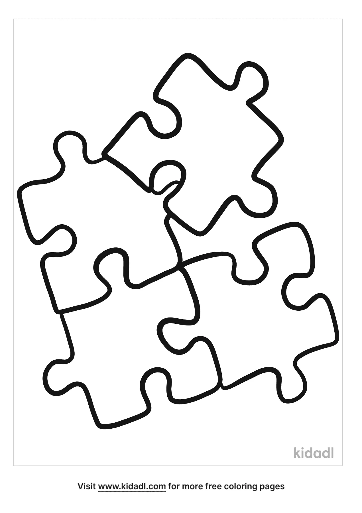 Free puzzle coloring page coloring page printables