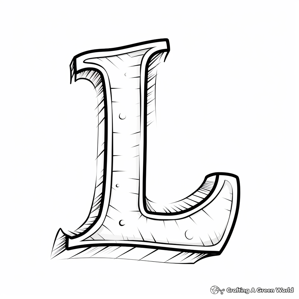 Letter l coloring pages