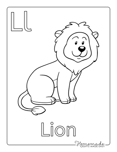 Free printable alphabet coloring pages for kids