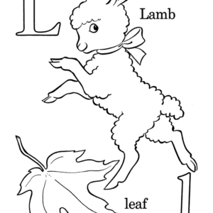 Letter l coloring pages printable for free download