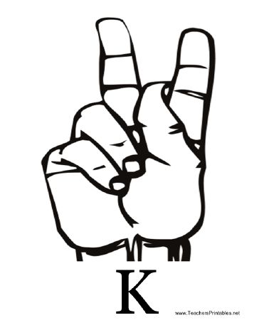 Sign language with k sign language art sign language letters sign language